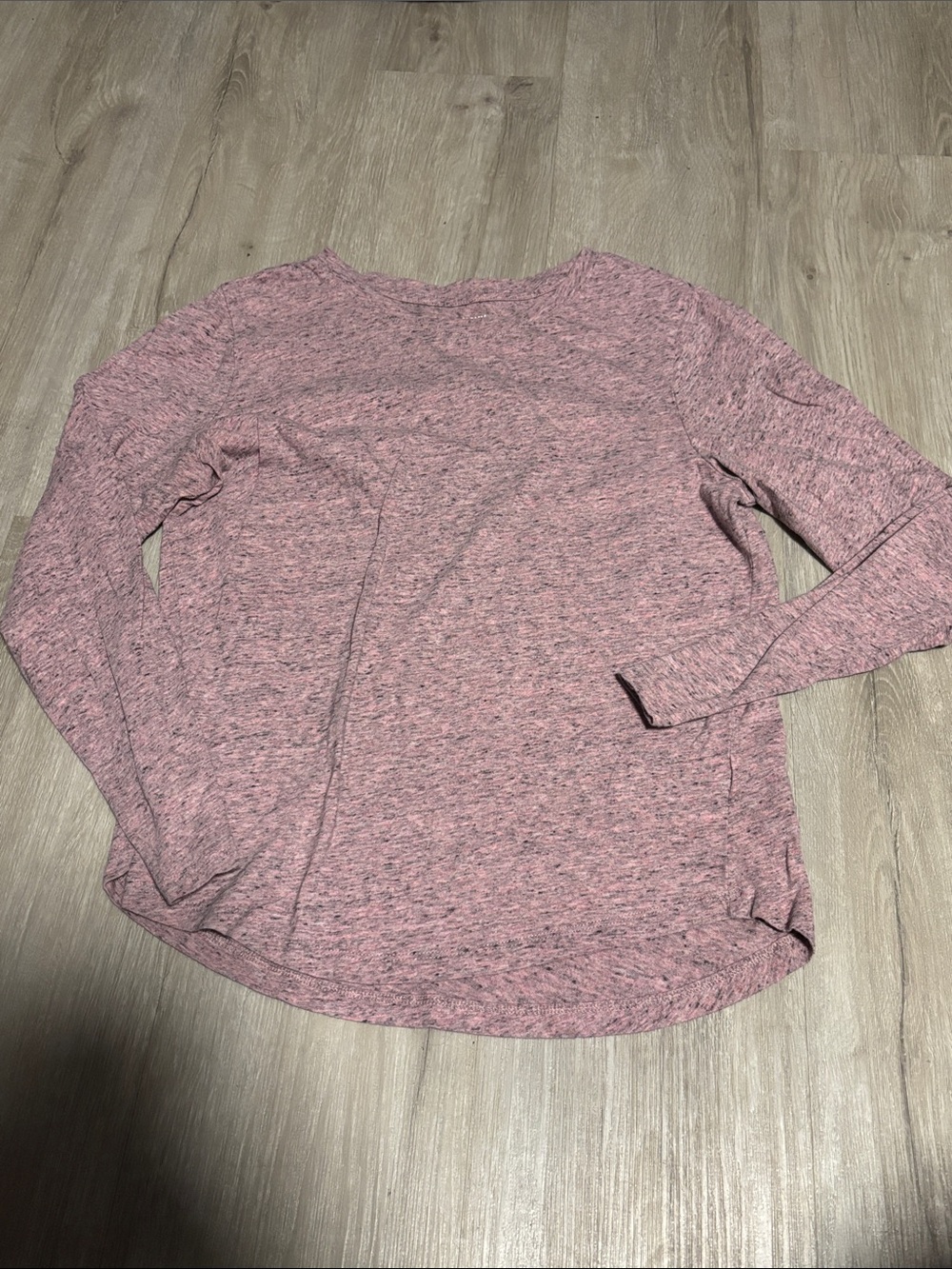 Old Navy Heathered Rose Long Sleeve Tee